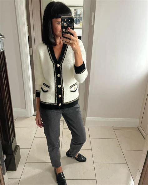 chanel knit green floal|Chanel cardigan near me.